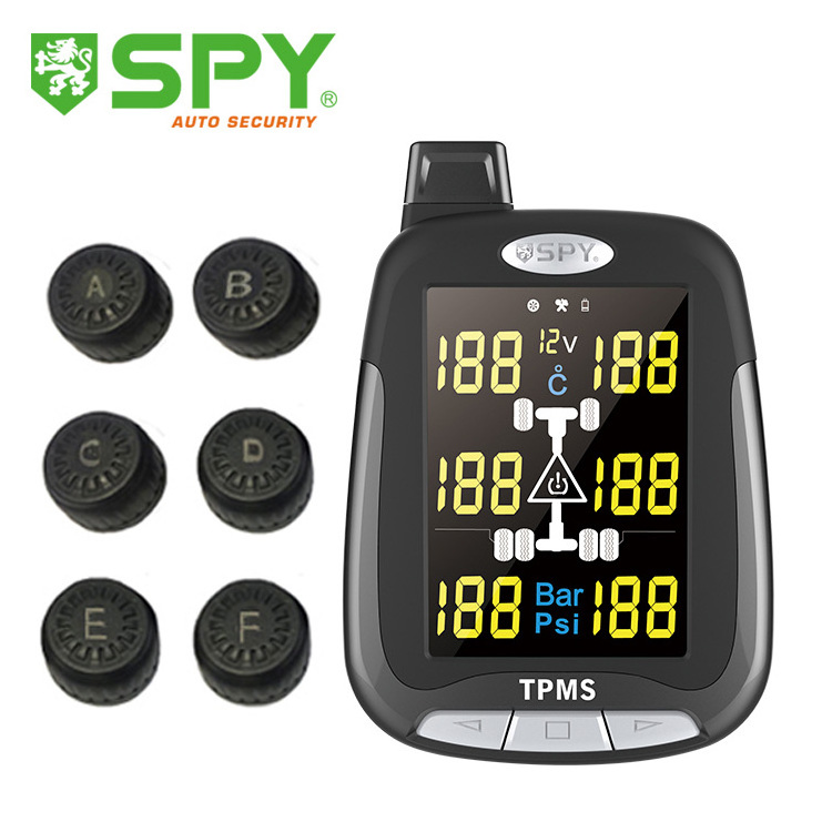 SPY Digital TPMS 4/6 Wheels Truck Tire Pressure Monitoring System 1300KPa