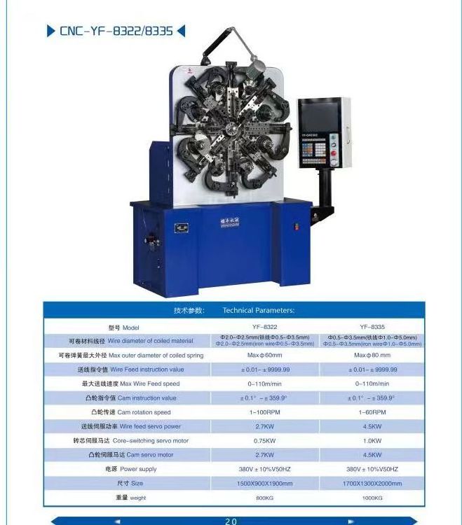 CNC1040 Universal Coiling Spring Machine High Performance Product