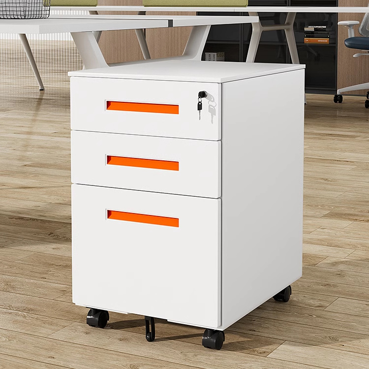 Commerical furniture vertical metal storage file cabinets 2 3 4 drawer Mobile steel filing cabinets with lock for office