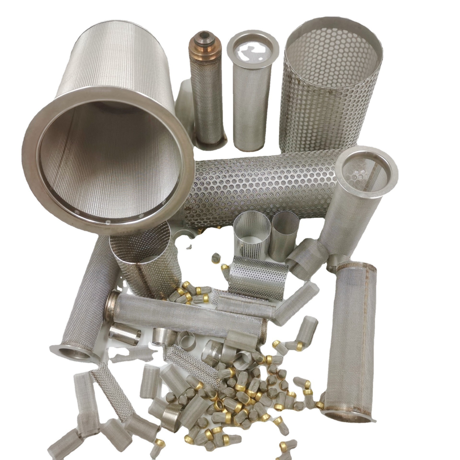 China Supplier Wholesale Metal Powder Sintered Mesh 60X260 Stainless Steel Filter Element