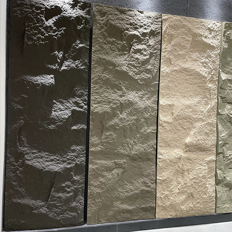 Lightweight Pu Stone Panel Wall Faux Pu Stone Polyurethane Artificial Stone 3d Wall Panel