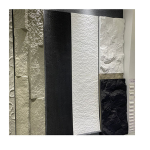 Lightweight Pu Stone Panel Wall Faux Pu Stone Polyurethane Artificial Stone 3d Pvc Wall Concrete Panel Panelstone Substitute