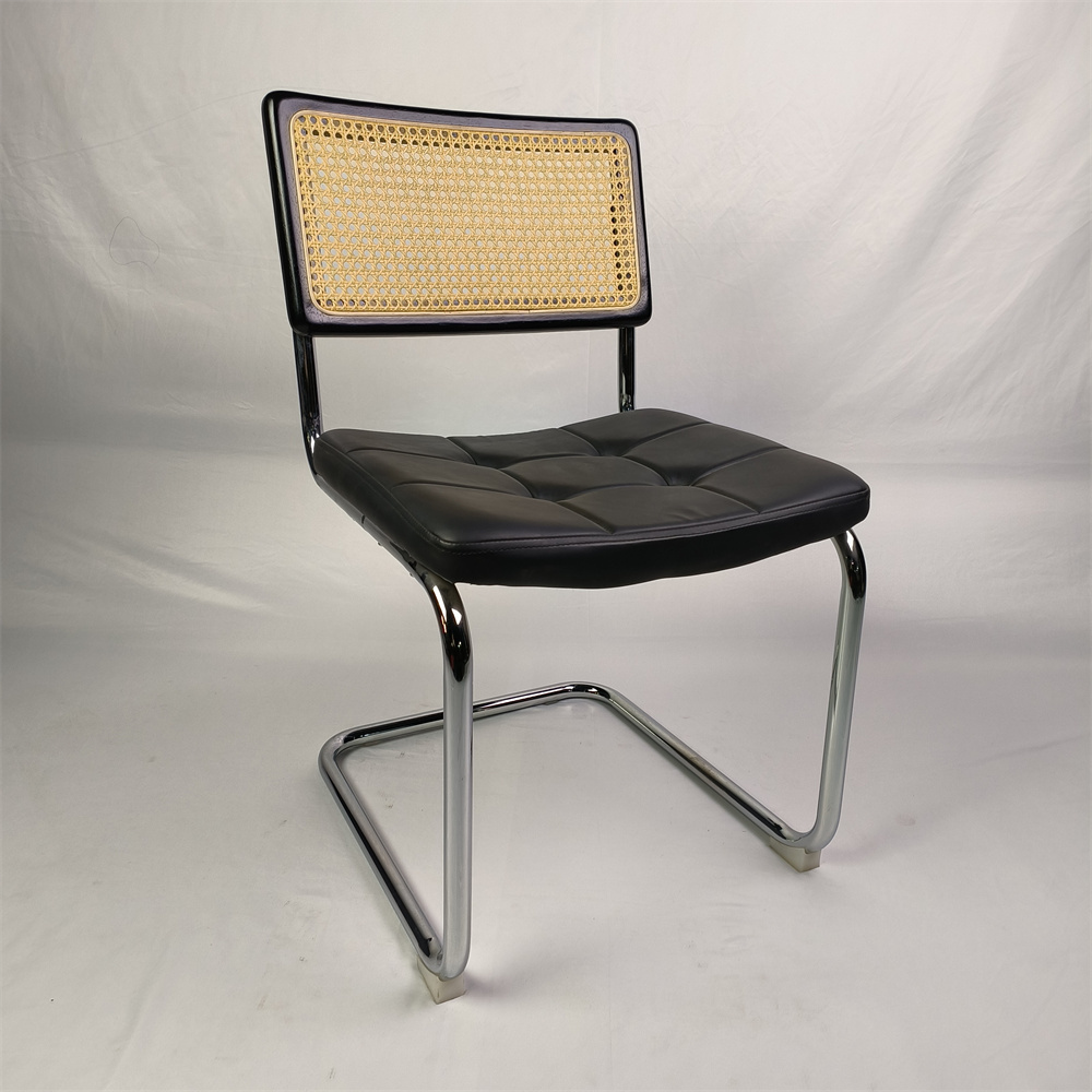 Modern White Black Cesca Chair Rattan Cane Dining Chair Cesca Chair With Stainless Steel Legs