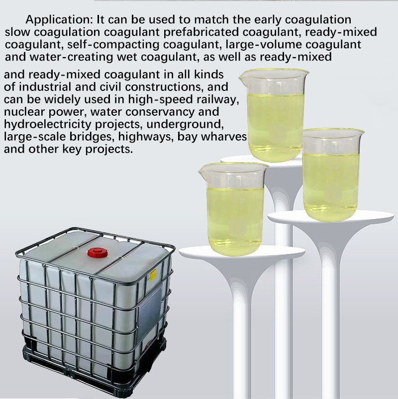 liquid Concrete Additives Concrete Admixtures pce mother liquid polycarboxylate superplasticizer water reducer