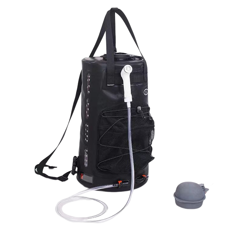 Outdoor 22L Hanging Camping Solar Heated Shower Bag Custom Wholesale Camping Supplies Shower Water Bag