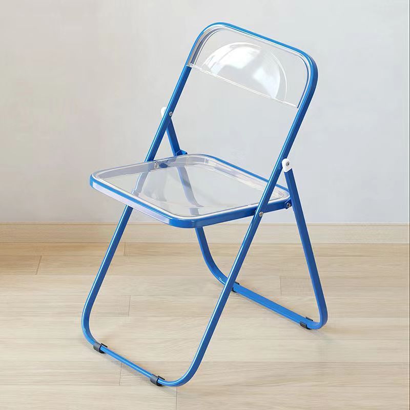 Wholesale Low Price Acrylic Plastic Clear Folding Chair for Home Furniture Use