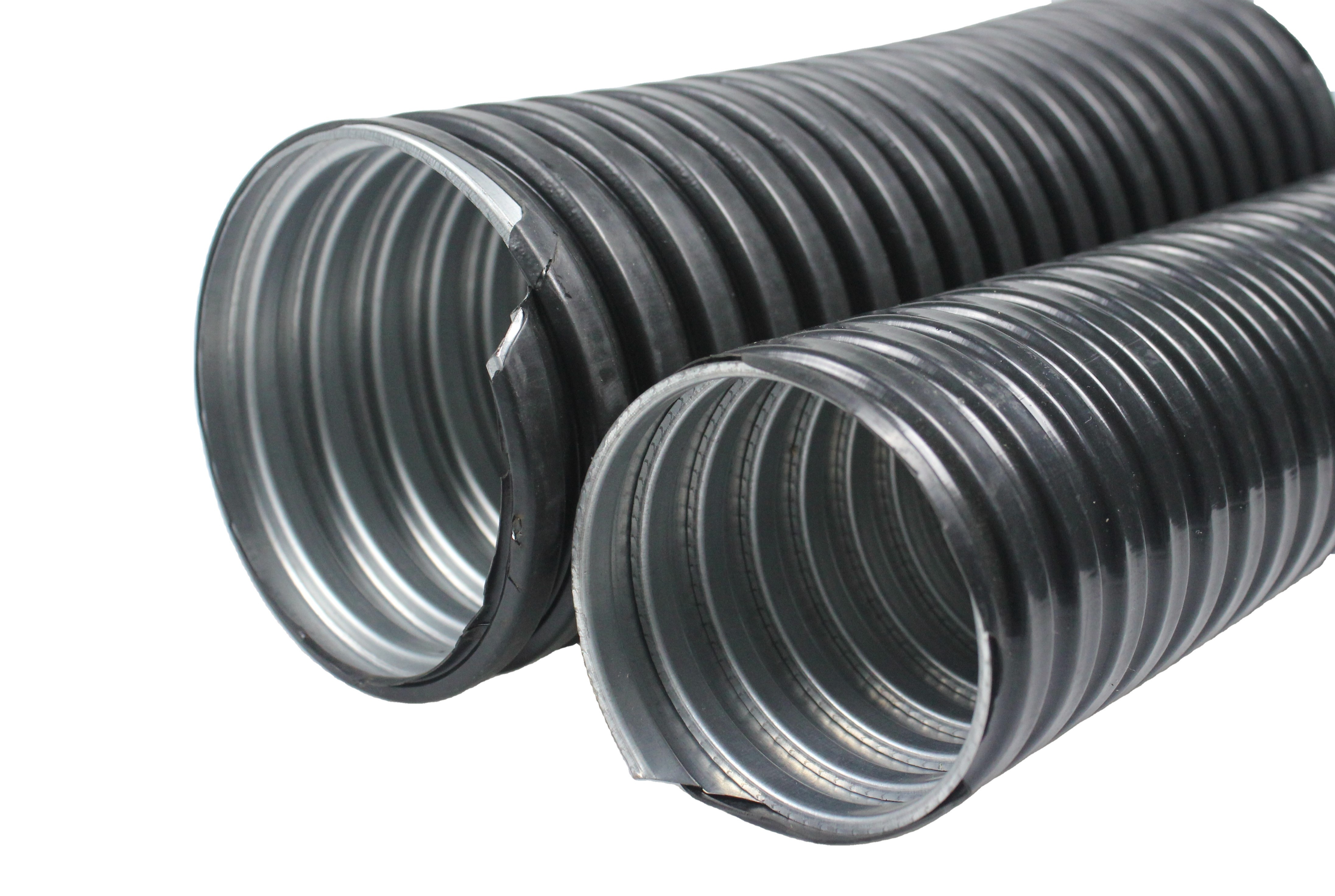 Plastic Pvc Coated Galvanized Steel Corrugated Electrical Cable Liquid Tight Metallic Flexible Metal Pipe Conduit