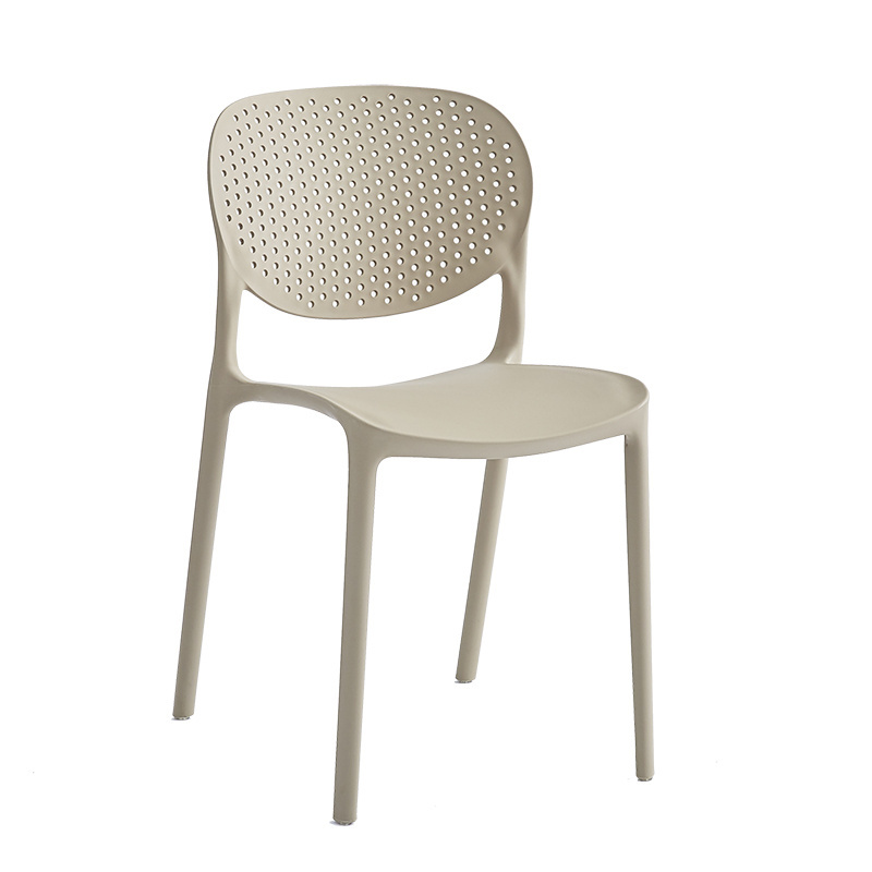 2024 new arrivals langfang Private label custom dining room furniture full stackable plastic chair