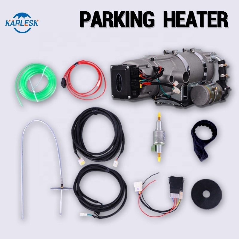 Parking heater 12V 24V 10KW suitable for buses, trucks, aluminum shell diesel water liquid parking heater