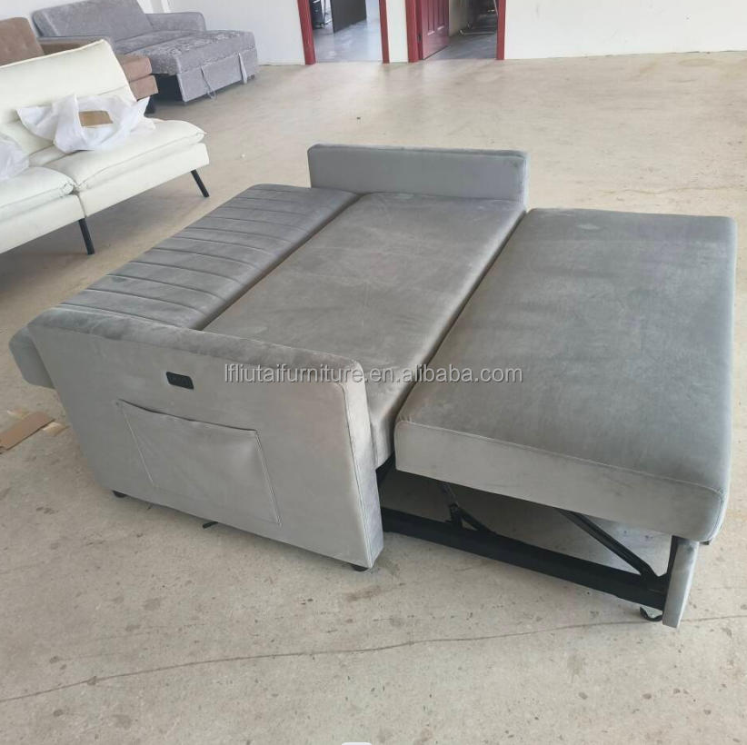 Factory Wholesale hotel couch sofa transformer Bed Multi-purpose Divan Living Room Cum Bed Combinations Convertible Sofa bed