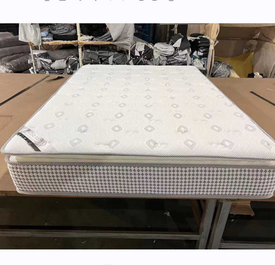 12 Inch Vacuum Roll Up Packing Wholesale Twin Full Queen King Size Memory Foam Pocket Spring Mattress