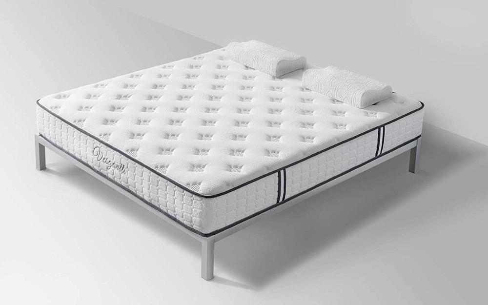 Vesgantti European Mattress  Pocket Spring Mattress with Breathable Foam  Mattress