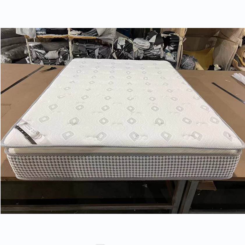 12 Inch Vacuum Roll Up Packing Wholesale Twin Full Queen King Size Memory Foam Pocket Spring Mattress