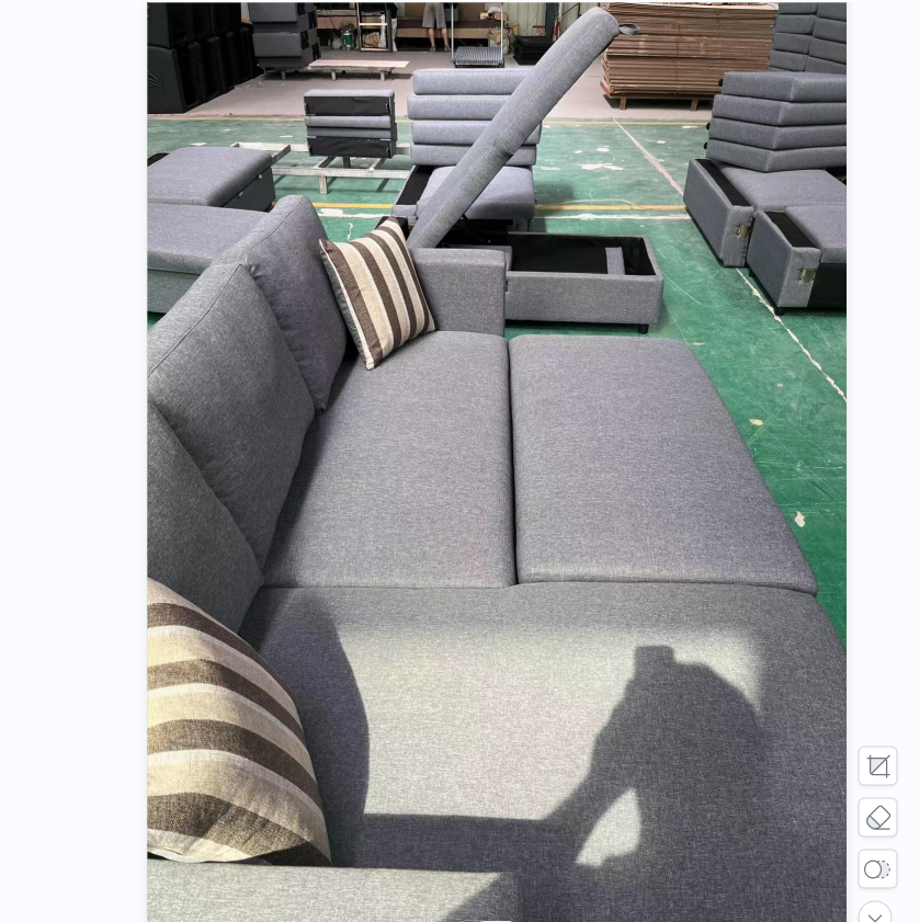 Wholesale Price Modern Sectional Couch Sofa Set Pull Out Sofa Bed Multi-Functions Office Home Furniture Fabric  L Shape  Sofa