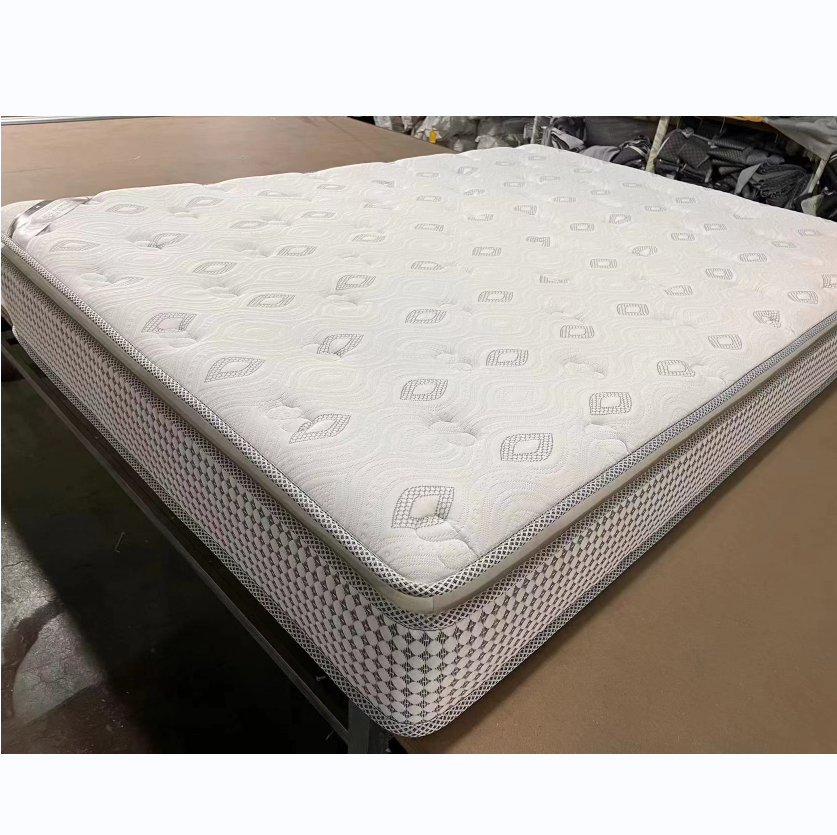 12 Inch Vacuum Roll Up Packing Wholesale Twin Full Queen King Size Memory Foam Pocket Spring Mattress