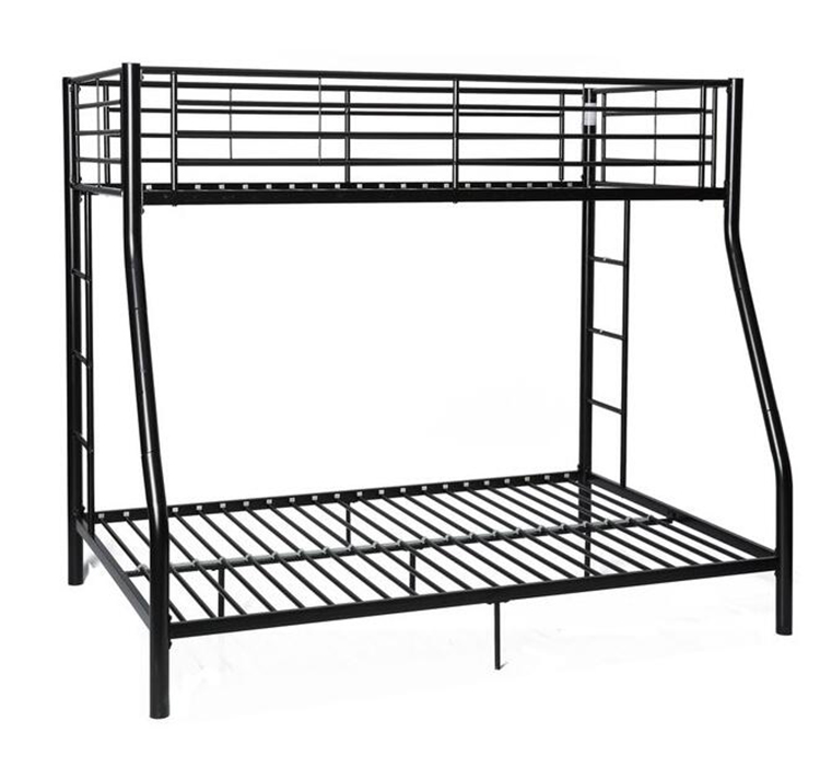 modern single metal platform loft bunk bed for adult made of iron dormitory kids bunk bed for sale