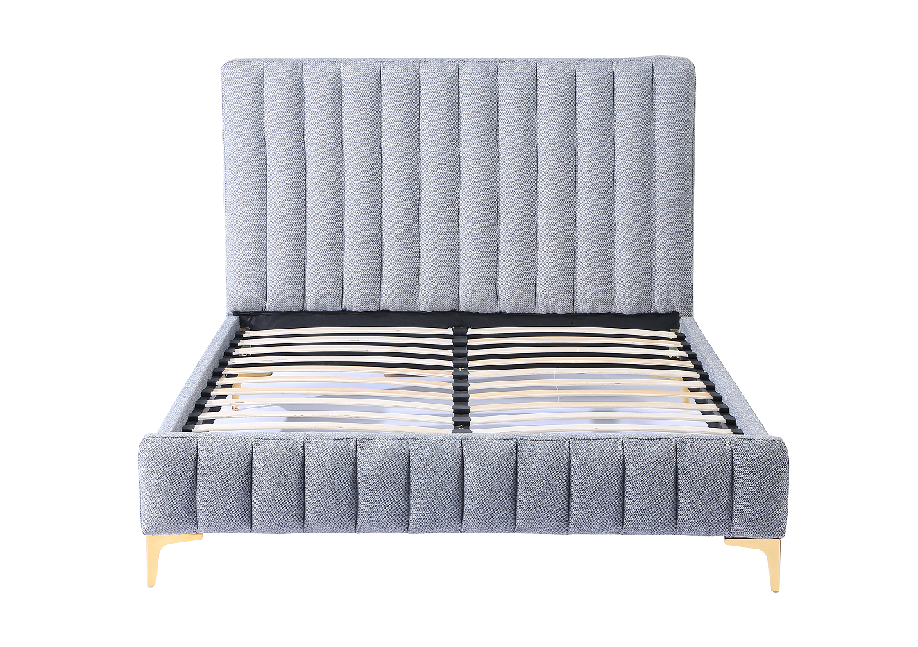 Free Sample Tatami Faux Leather Beds with Storage Gas lift Drawer/Bed Frame