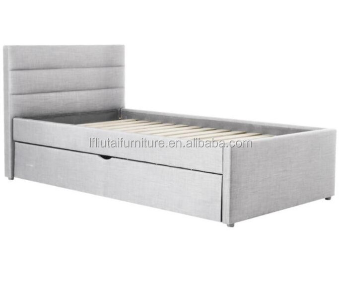 4 DRAWERS LEATHER STORAGE SLEIGH BED DOUBLE OR KING SIZE BEDS