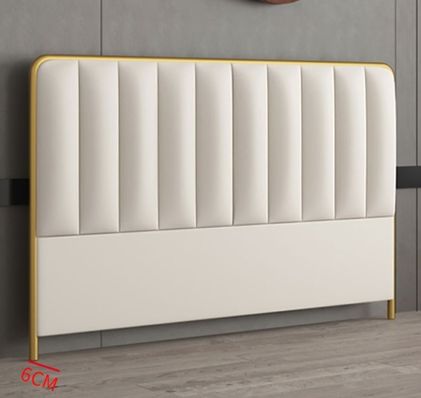 Modern King Queen Double Small Single Size European Upholstery Wood Tufted Soft Button Upholstered Cheap Fabric Bed headboard