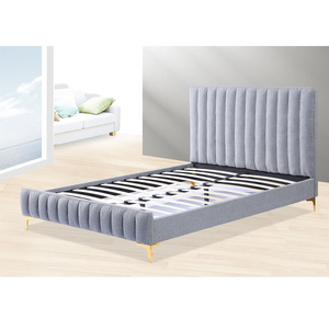 Free Sample Tatami Faux Leather Beds with Storage Gas lift Drawer/Bed Frame