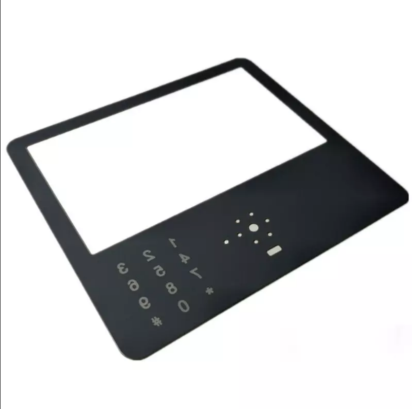 Custom Elevator Control System Button Window Switch Glass Panel Custom Made Black Silk Screen Smart Touch Sensing Tempered Glass