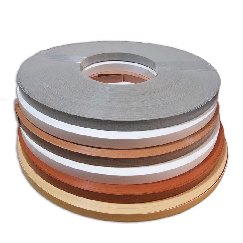 PVC edge strips for board countertop edging trim pvc abs edge banding Tape For Furniture Laminated Plywood