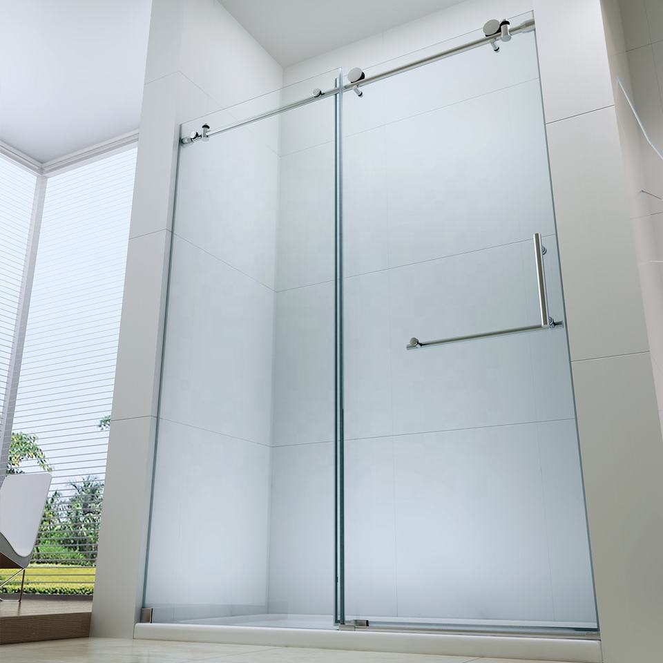 Factory price 3mm-19mm Safety frosted tempered glass customized Transparent without perspective frosted glass for bathroom door