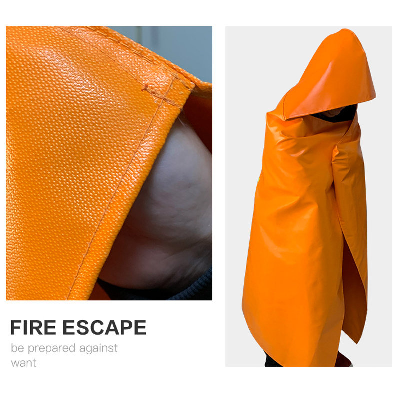 Home fire escape Fire protection clothing,glass fiber, high-temperature fire-resistance fire-proof cape Fire Blanket