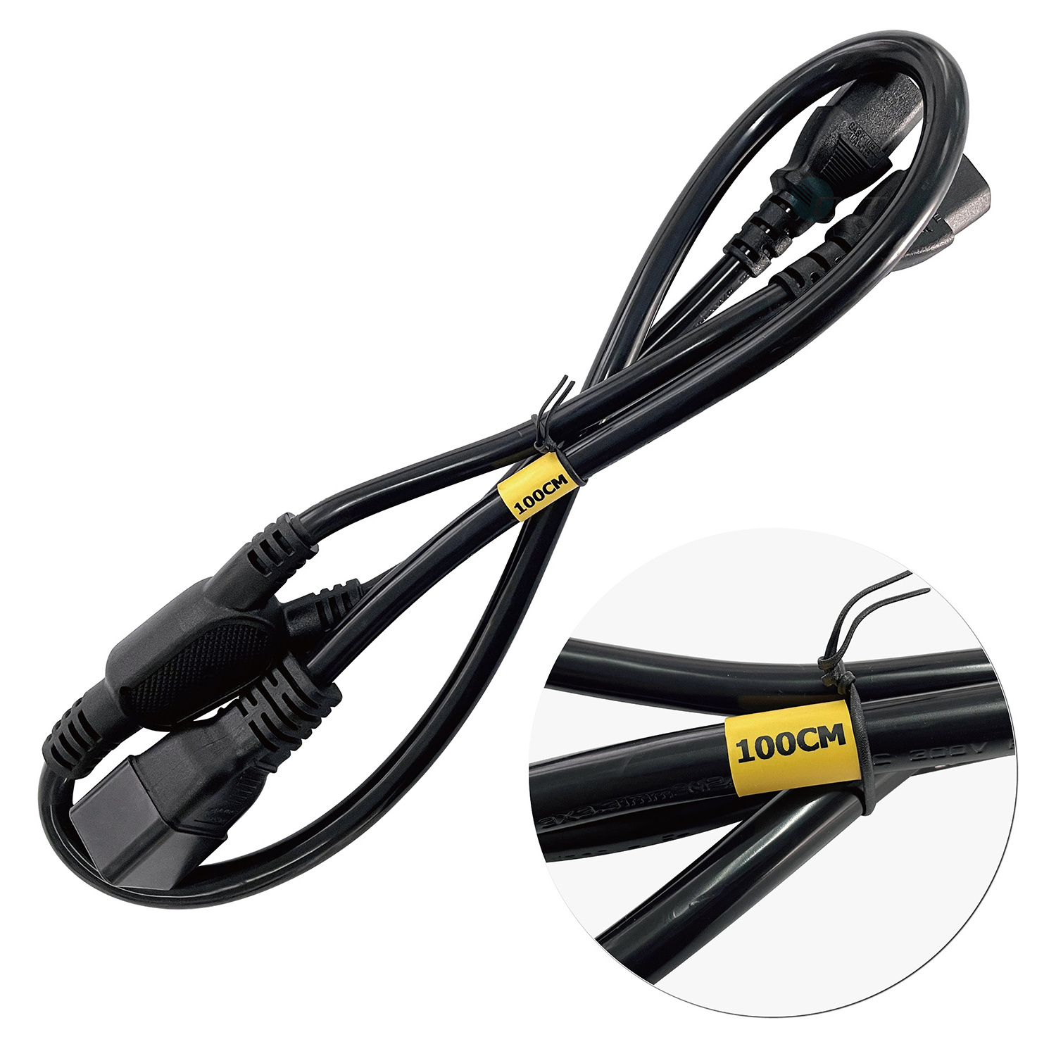 Custom U L 2FT-12FT 12awg 14awg PDU Adaptor Y Extension Power Cable C20 to 2xC13 Splitter