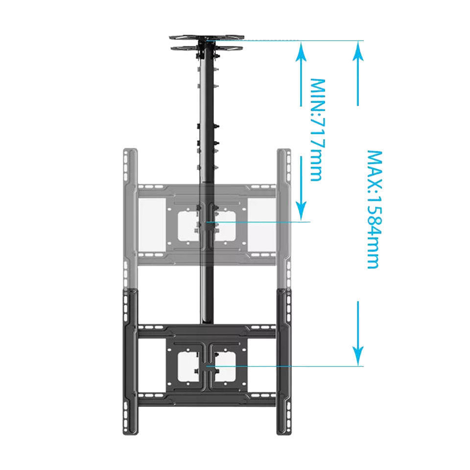 Tilt brackets swivel retractable mount under+bed+tv+lift+motorized tv ceiling lift