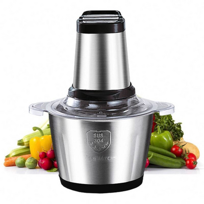 chopper food mincer, capacity stainless steel 1.2l 300w mixer processor electric meat grinder/