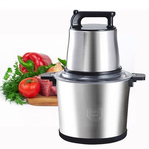 Electric 610L Processor, Stainless Yam Pounder Portable Steel FuFu Machine Meat Chopper/