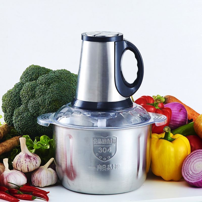 Multifunctional Mini Chopper Vegetable, And Fruit Food Processor Electric Glass Cup 2L Meat Grinder/