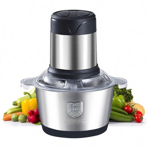 plates and food, metal gears electric chopper manufacturer processor meat grinder with blades/