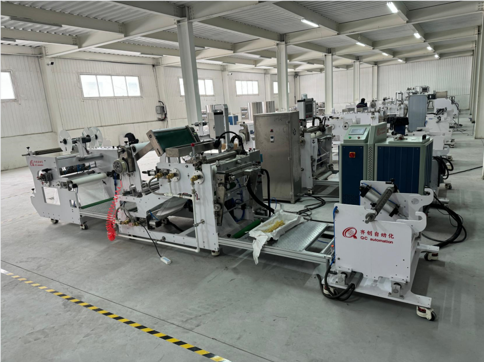 Release paper coating machine bopp tape non-woven hot melt adhesive coating compound machine