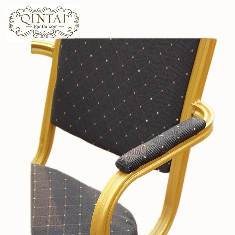 Wholesale China furniture metal iron cheap hotel armrest banquet chairs for conference used