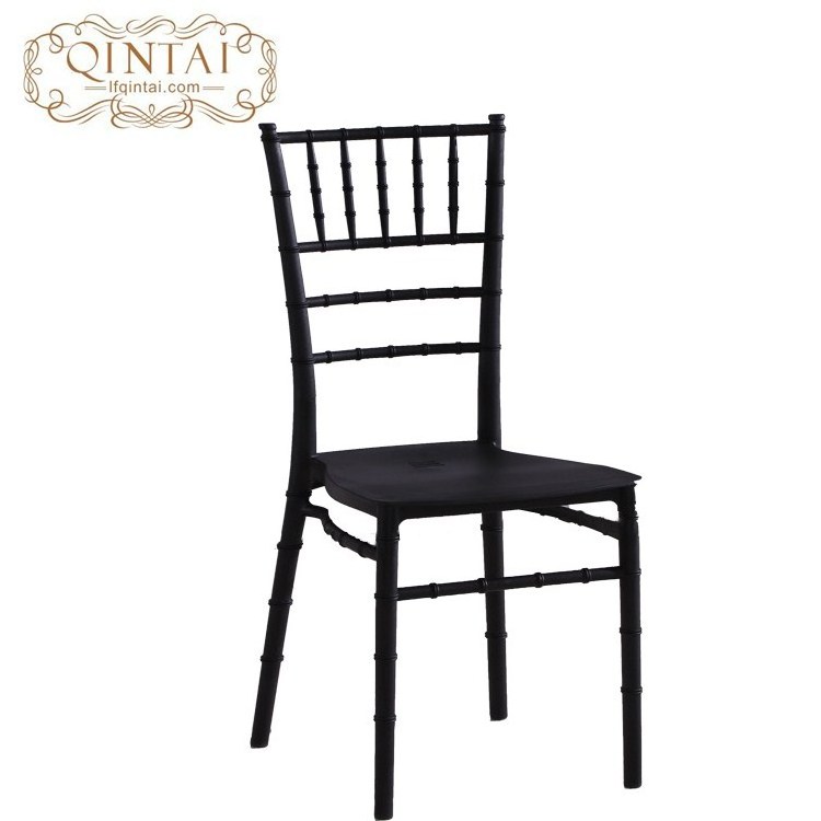 Wholesale cheap good quality PP chiavari chair tiffany bamboo chair plastic blue party rental chair for wedding