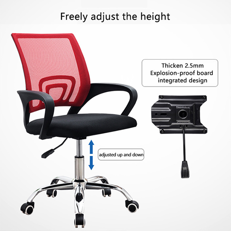 high back visitor manager boss executive arm rest ergonomic adjustable swivel reclining mesh office chair with lumbar support