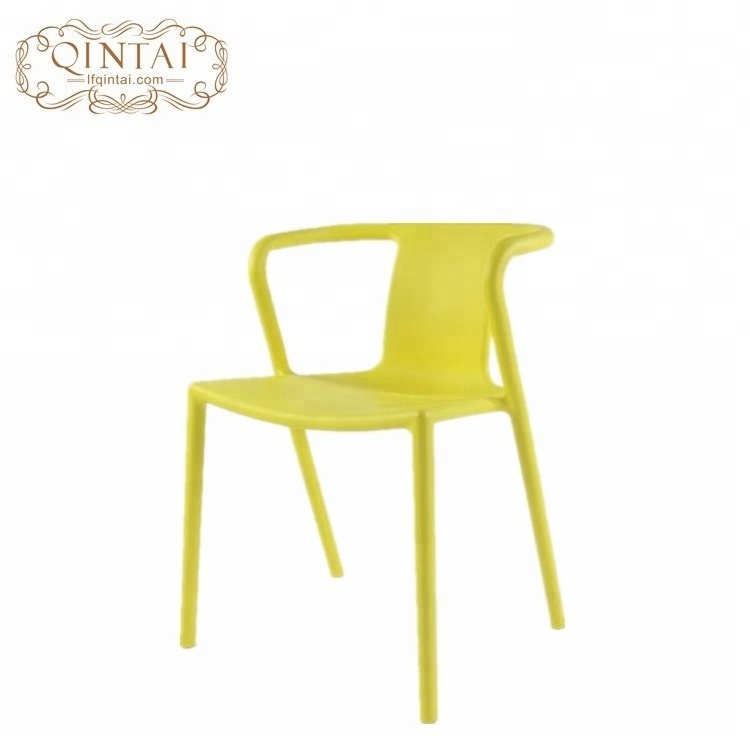 Colorful leisure plastic dining durable monoblock chair