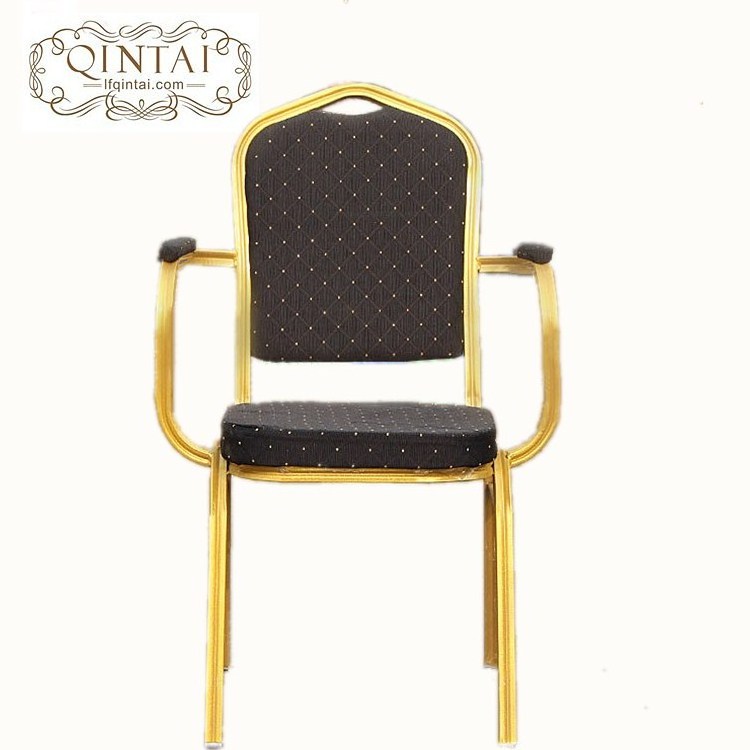 Wholesale China furniture metal iron cheap hotel armrest banquet chairs for conference used