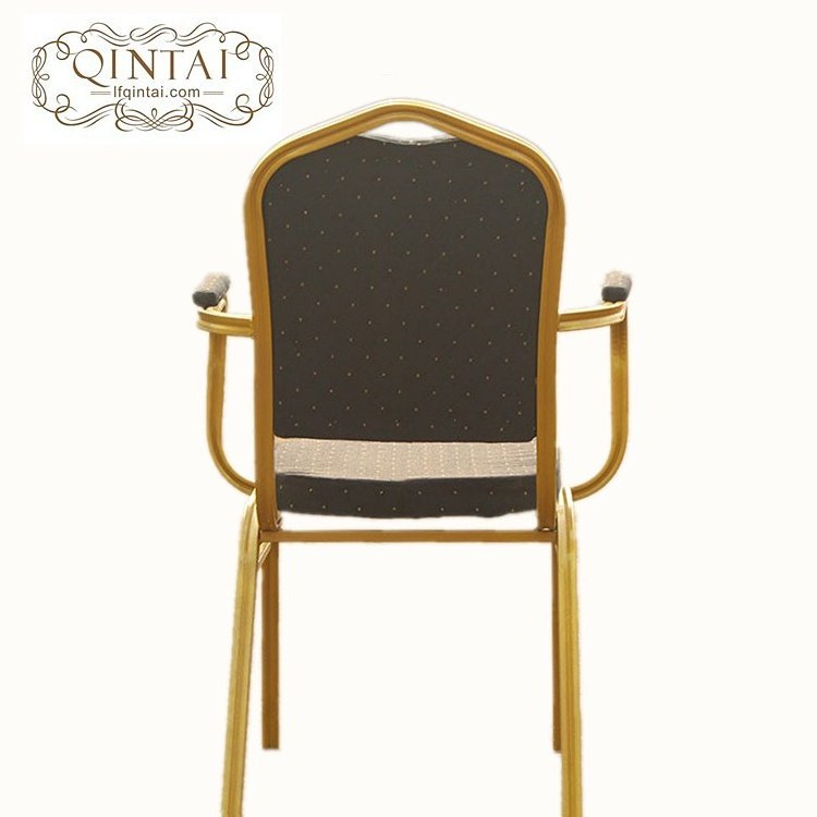 Wholesale China furniture metal iron cheap hotel armrest banquet chairs for conference used