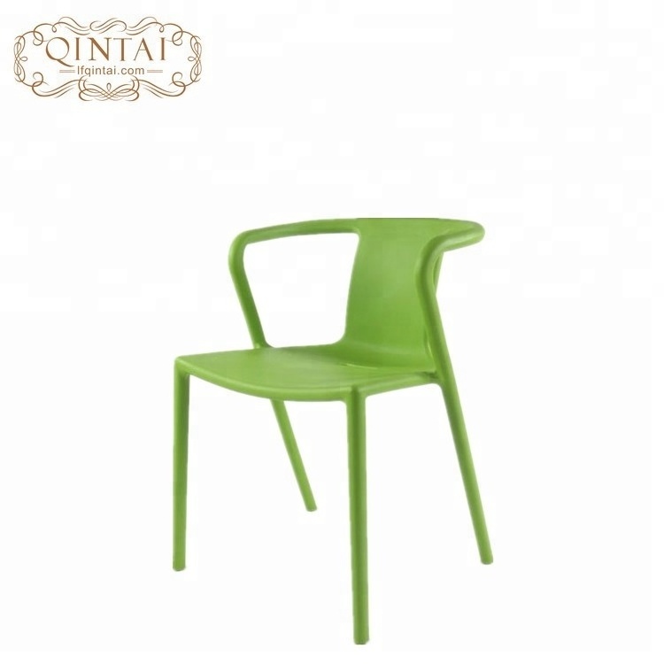 Colorful leisure plastic dining durable monoblock chair