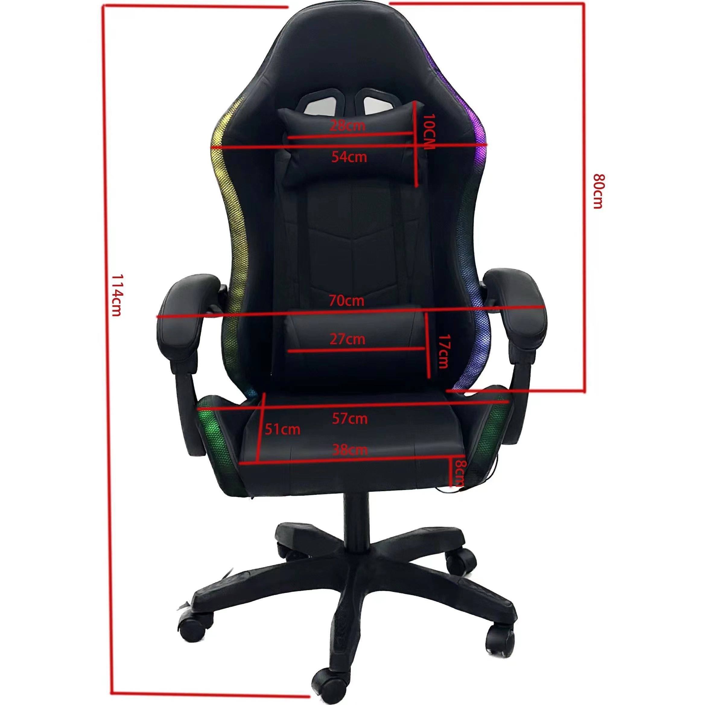 High Back Low Price PU Extreme Ergonomic Swivel Gamer PC Gaming Chair