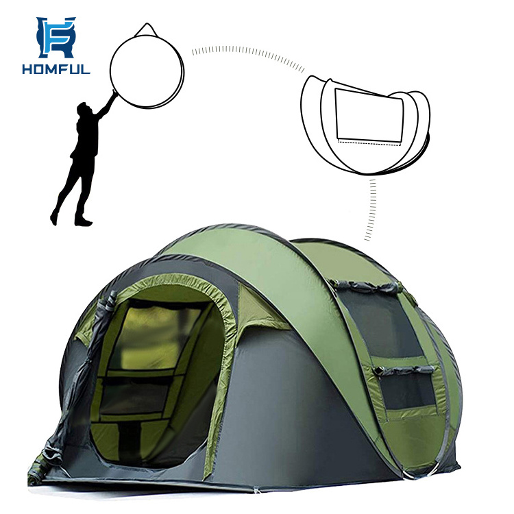 HOMFUL Wholesale Large Automatic Instant Tent Waterproof Camping Tents Pop Up Outdoor Tents