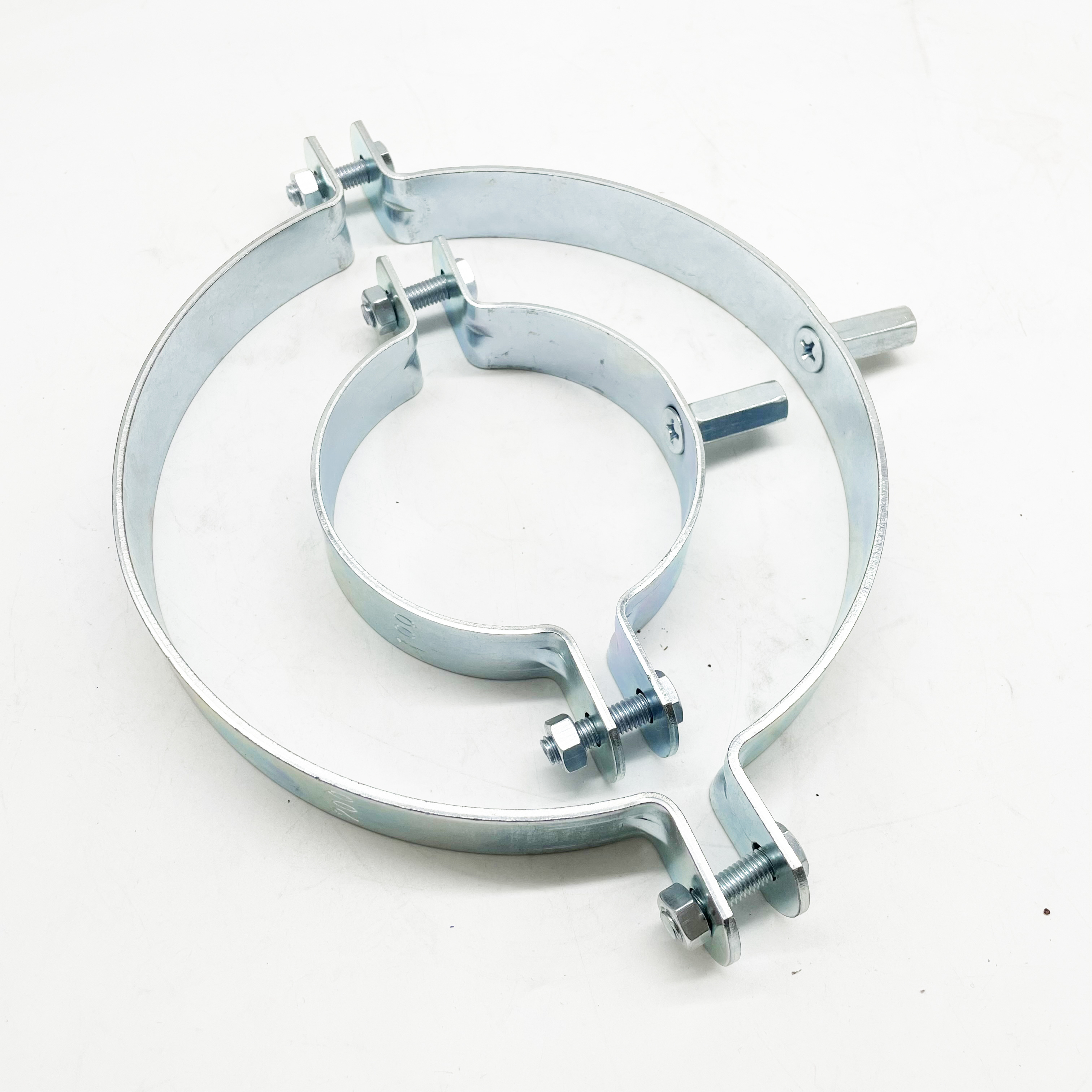 Galvanized pipe clamp HVAC duct suspension bracket / clamp without EPDM RUBBER gasket