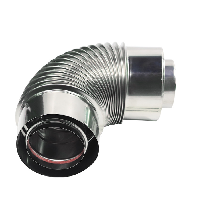 Gas boiler / stove exhaust pipe 60/100 mm stainless steel 304 coaxial chimney 500mm 1000mm length