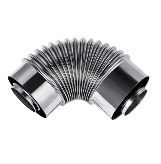 Stainless steel coaxial 100/60mm chimney elbow 90 degree concentric venting flues for electric tankless heater / gas boiler