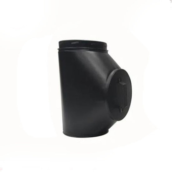 Black Painting Twin wall flue double wall 6