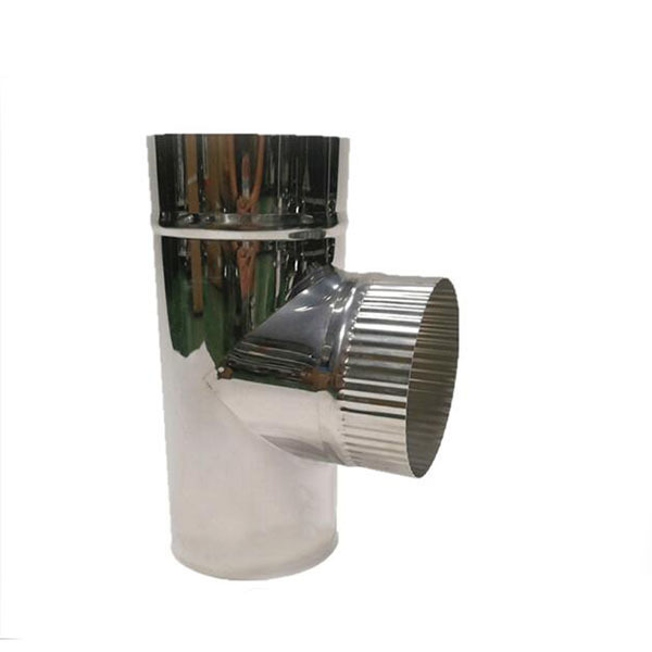 Spigot lock single wall stainless steel fireplace chimney kit / stove pipe /elbow /tee/chimney cap