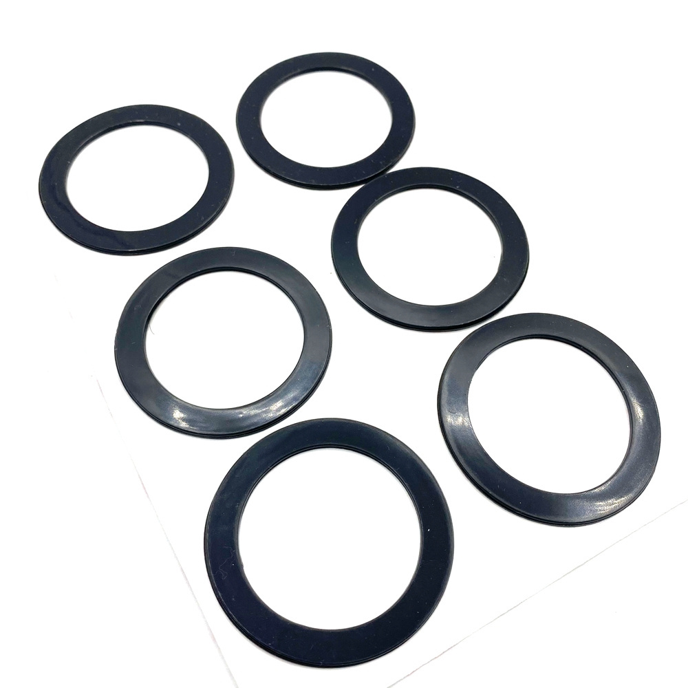 Customized 3M Glue Adhesive Round Silicone Round Gasket